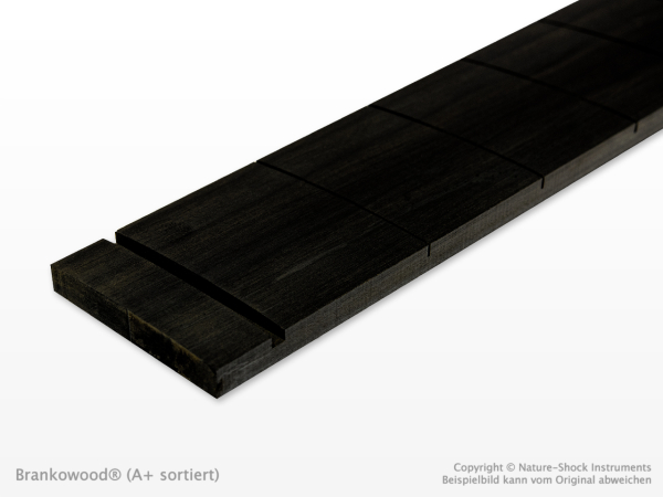 Griffbrett Gitarre Brankowood® schwarz (A+ sortiert)