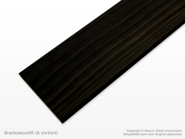 Griffbrett Bass Brankowood® schwarz (A sortiert)
