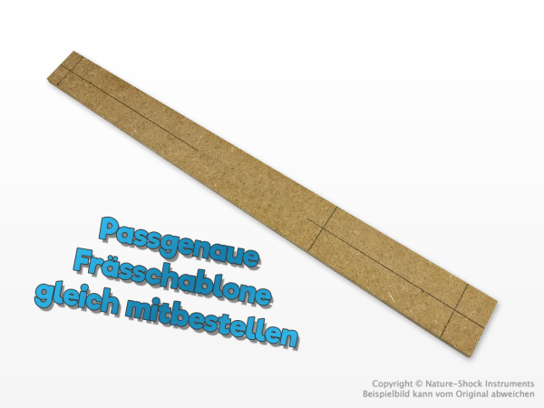 Griffbrett Bass Brankowood® Braun