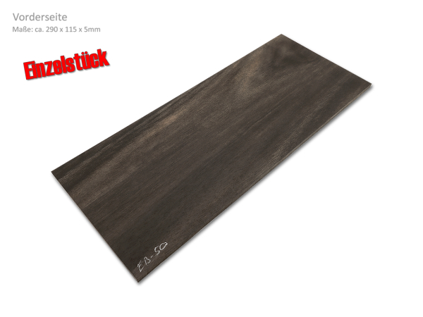 Kopfplatte Ebenholz Einzelstück (EB-50)