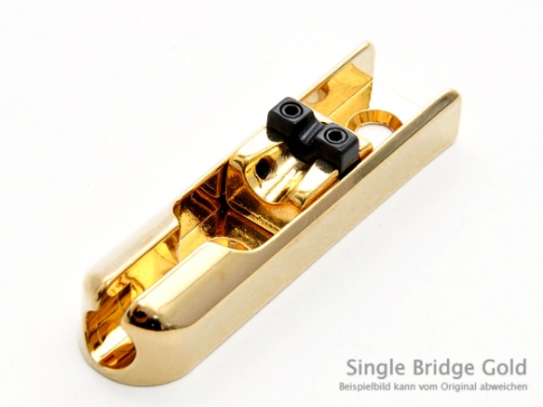 Single Bass Bridge Gold