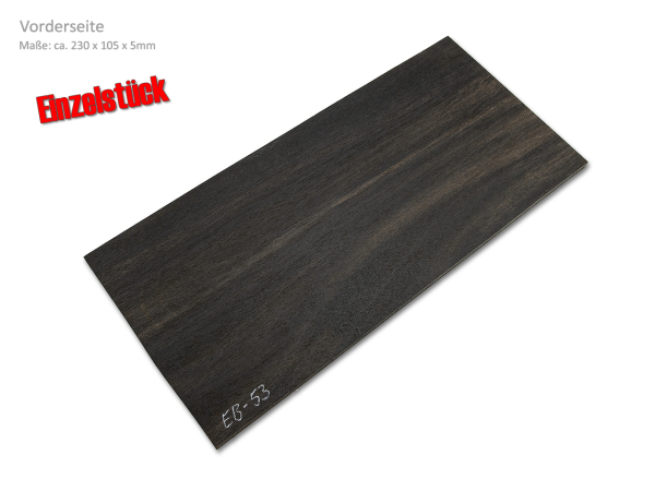 Kopfplatte Ebenholz Einzelstück (EB-53)