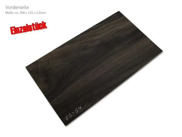 Kopfplatte Ebenholz Einzelstück (EB-54)