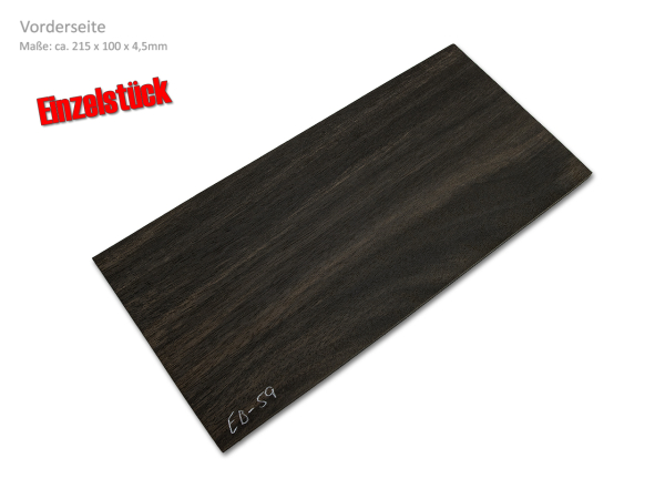 Kopfplatte Ebenholz Einzelstück (EB-59)