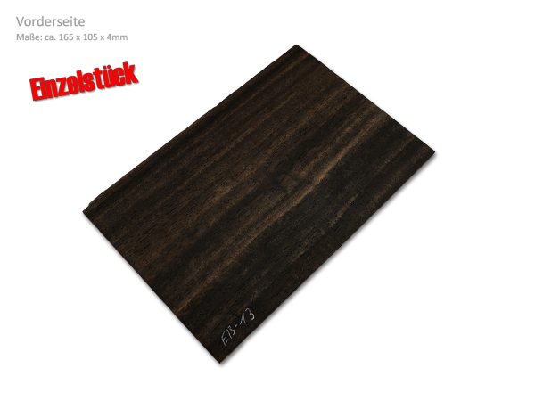 Kopfplatte Ebenholz Einzelstück (EB-13)