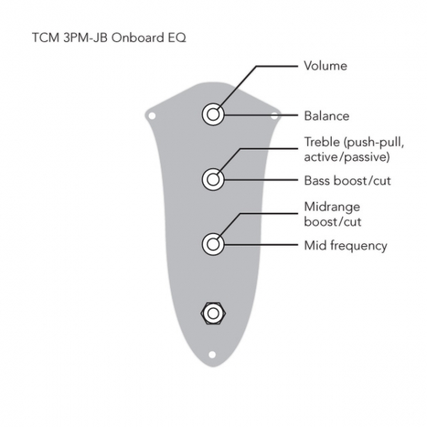 TCM 3 PM-JB aktive param. 3-Band Elektronik (B2070)