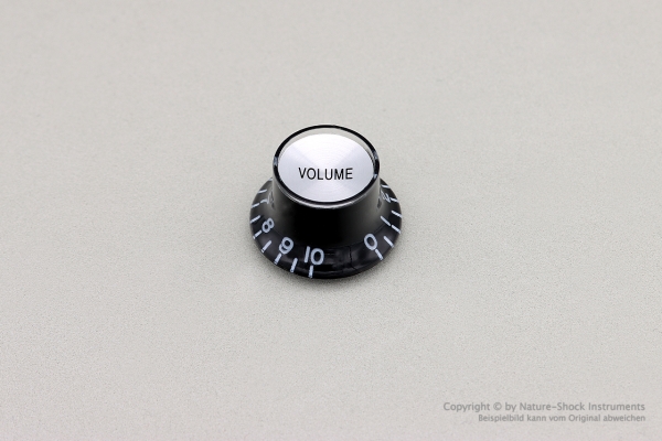 Potiknopf "Bell-Knob" G-Style Schwarz Volume