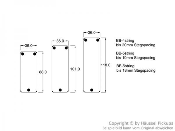 Häussel BassBar 4-String