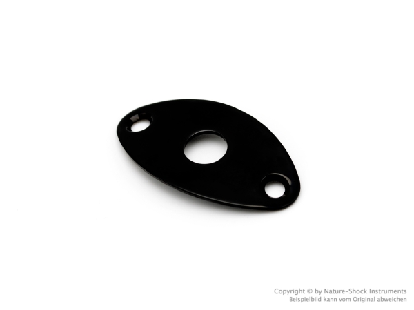 göldo "Cat Eye" Buchsenblech oval Schwarz