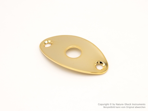 göldo "Cat Eye" Buchsenblech oval Gold