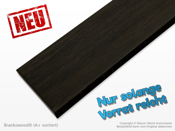 Griffbrett Gitarre Brankowood® schwarz (A+ sortiert)