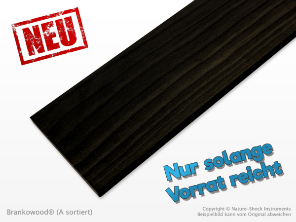 Griffbrett Bass Brankowood® schwarz (A sortiert)