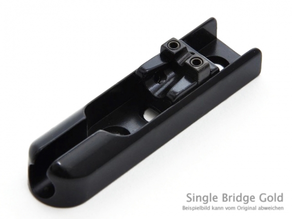 Single Bass Bridge Schwarz
