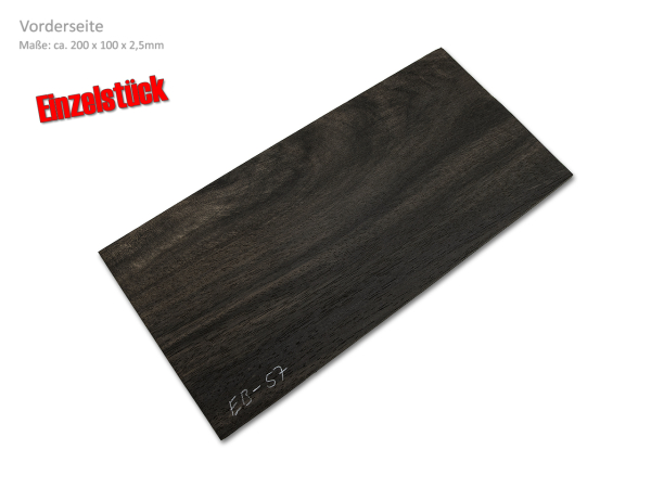 Kopfplatte Ebenholz Einzelstück (EB-57)