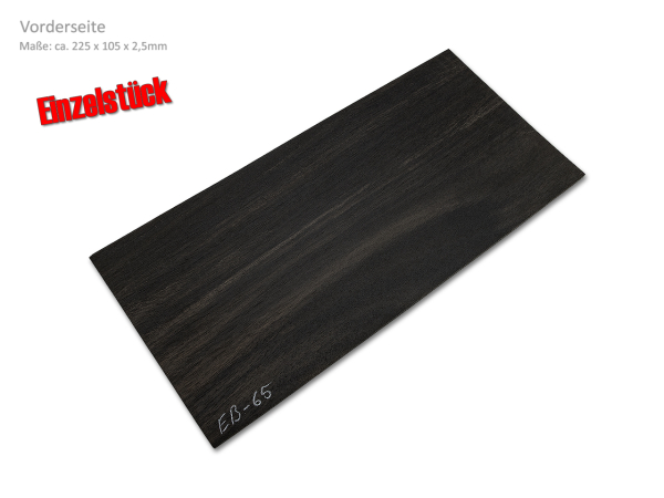 Kopfplatte Ebenholz Einzelstück (EB-65)
