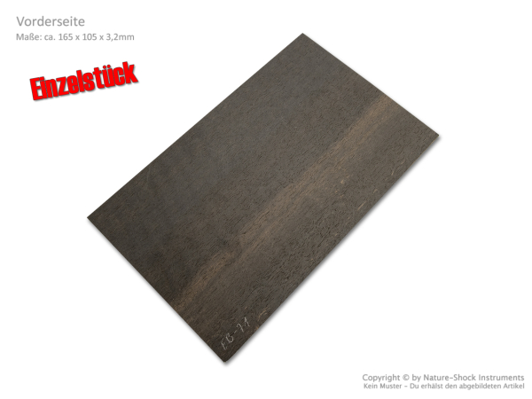 Kopfplatte Ebenholz Einzelstück (EB-71)