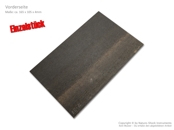 Kopfplatte Ebenholz Einzelstück (EB-72)
