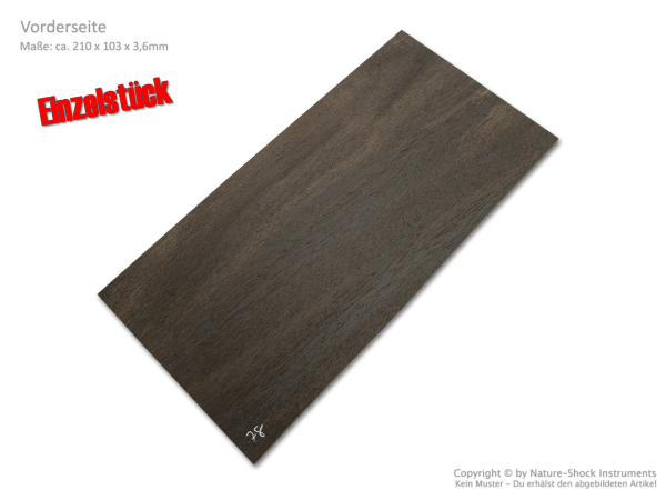 Kopfplatte Ebenholz Einzelstück (EB-78)