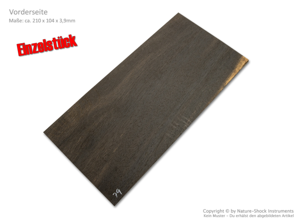 Kopfplatte Ebenholz Einzelstück (EB-79)