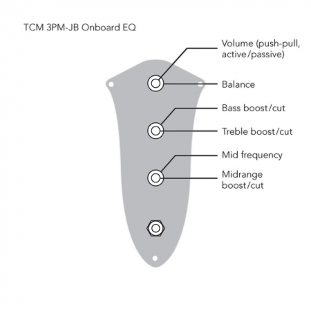 TCM 3 PM-JB aktive param. 3-Band Elektronik (B2071)