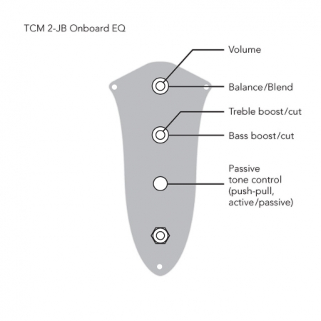 TCM 2-JB aktive 2-Band Elektronik (B2054)