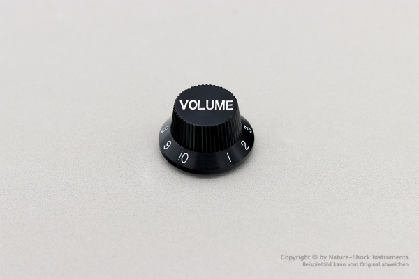 Potiknopf ST-Style Schwarz Volume