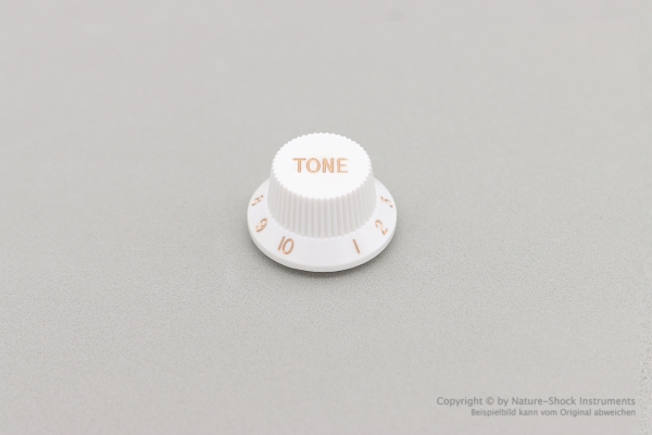 Potiknopf ST-Style Weiss Tone