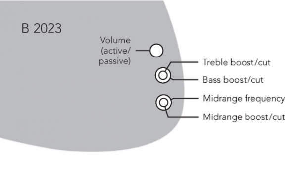 TCM 3PM aktive 3-Band EQ mit Parametrik (B2023)