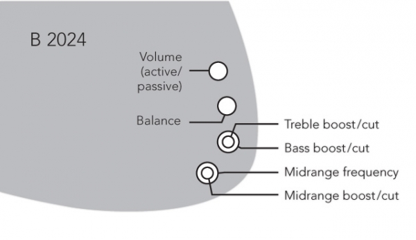 TCM 3PM aktive 3-Band EQ mit Parametrik (B2024)