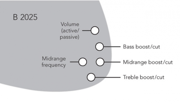 TCM 3PM aktive 3-Band EQ mit Parametrik (B2025)