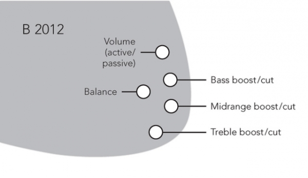 TCM 3 aktive 3-Band Elektronik (B2012)